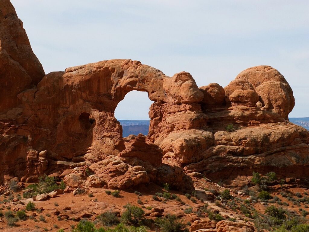 moab, utah, nature, arches, desert, landscape
